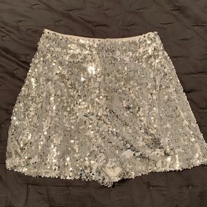 Boohoo Sequin Shorts